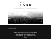 Tablet Screenshot of hobo.com